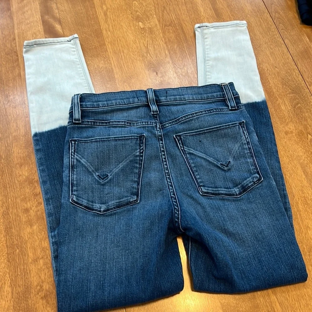 Hudson Skinny Jeans Size 26 High Rise 2 Toned